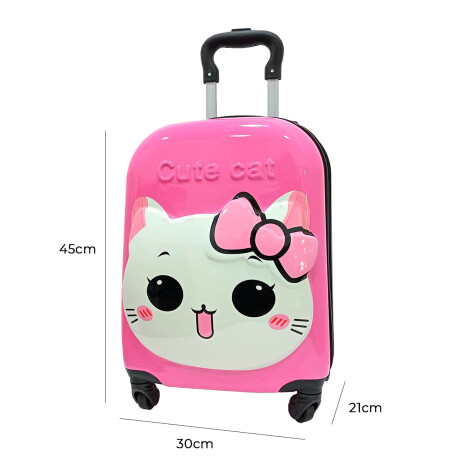 Valija Infantil C/set Organizador De Viaje Animales Val002001-cat