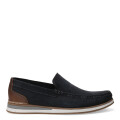 Zapatos de Hombre Democrata ROM Azul Marino - Marrón Tabaco