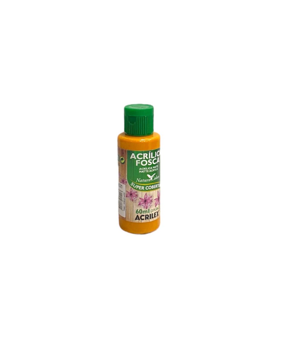 Pintura Acrílica Acrilex Mate 60 ml (Tonos Amarillos y Naranjas) - 831 Almendra 