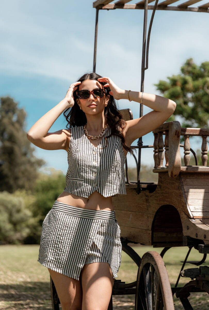 Conjunto Stripes - negro 