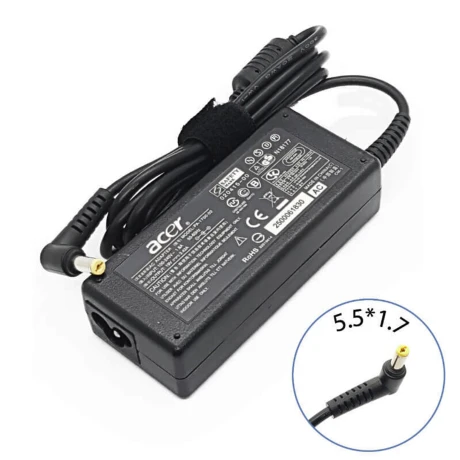 Cargador Acer Aspire 19v 3.42a 65w 5.5 X 1.7mm Cargador Acer Aspire 19v 3.42a 65w 5.5 X 1.7mm
