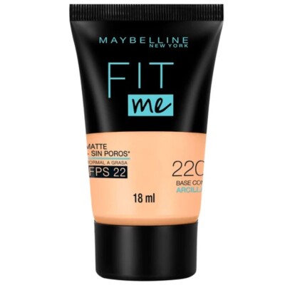 Base Maybelline Fit Me Mini SPF 22 18 ML Natural Beige 220 Base Maybelline Fit Me Mini SPF 22 18 ML Natural Beige 220