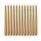 VELAS CONICAS X12 Dorado 27cm