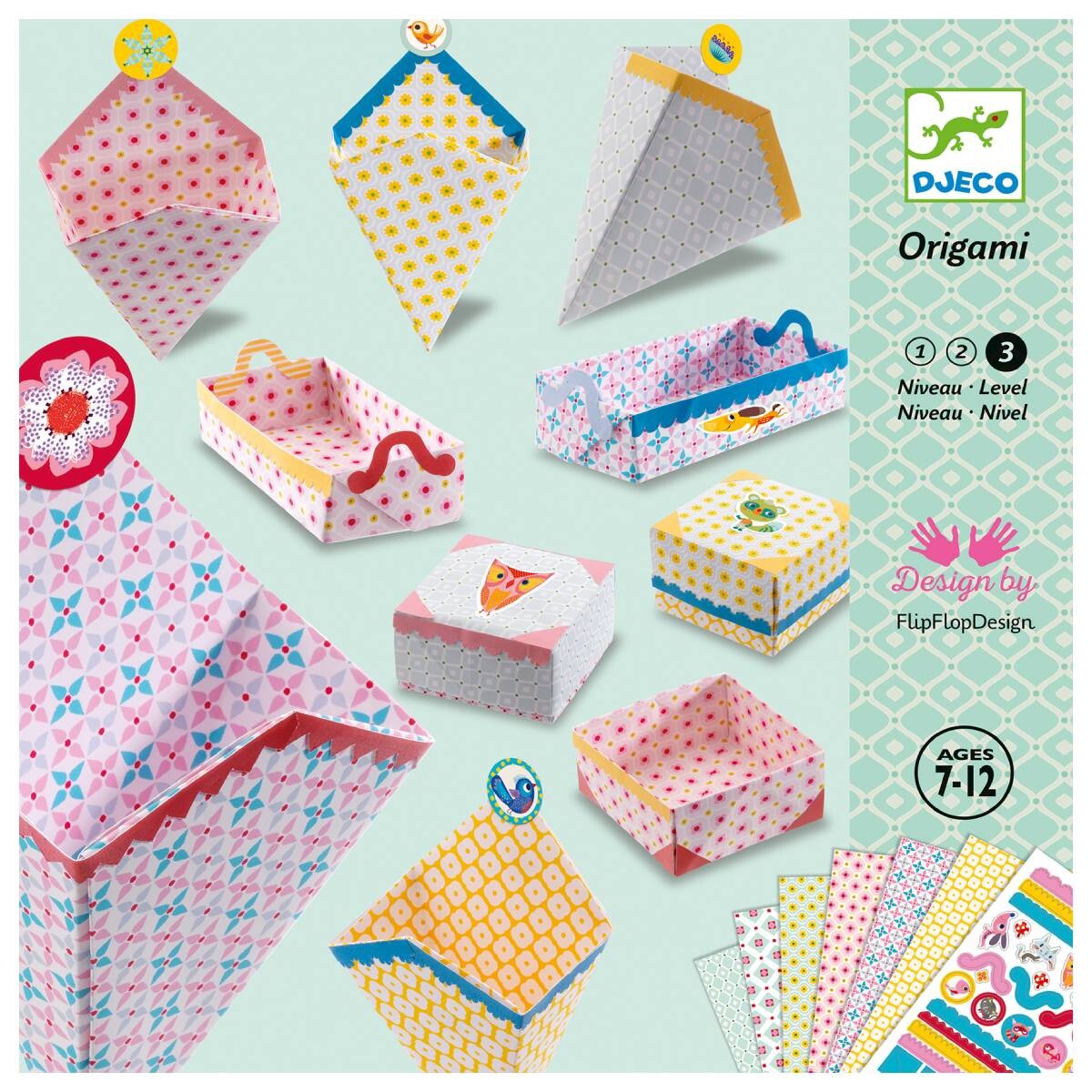 Origami Djeco - Pequeñas Cajas 