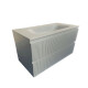 Mueble Basfi Laqueado En Mdf Gris Mate - 90X49.5X48Cm