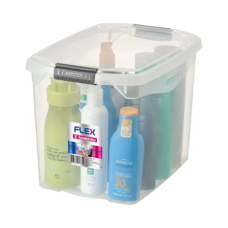 Caja organizadora 11 lts TRANSPARENTE