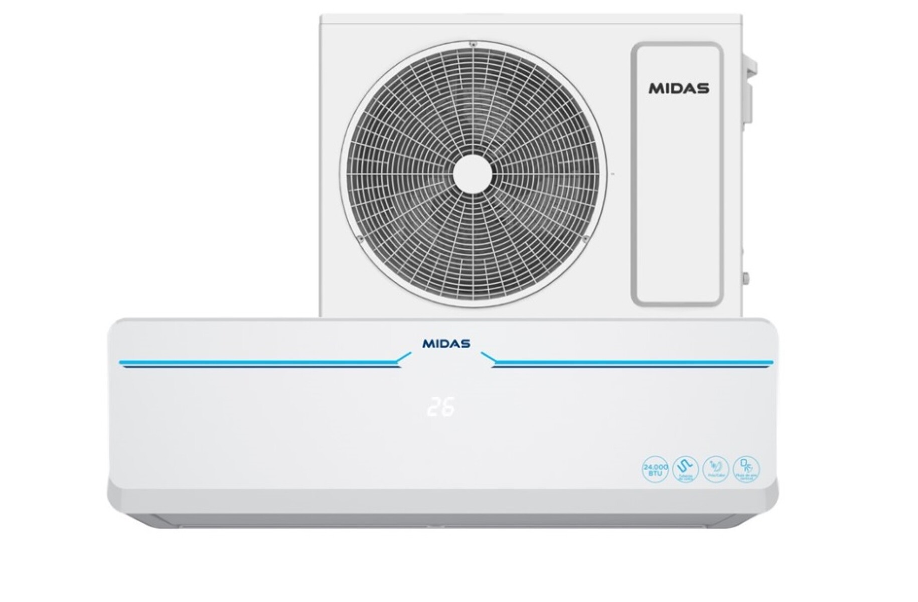 Split Midas 24000 BTU AIR24 R410 