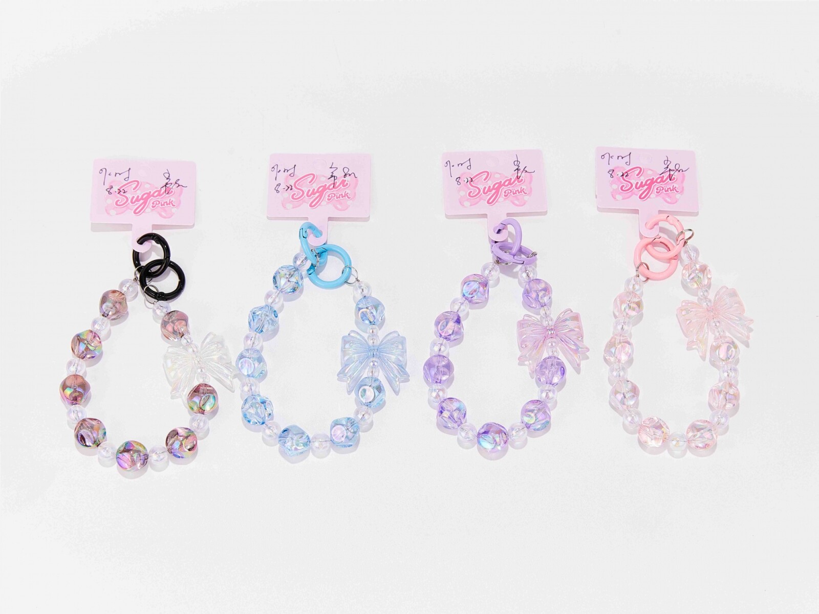 SP - COLGANTE DE CADENA PARA TELÉFONO MÓVIL CON LAZO DE CRISTAL DE FANTASÍA 