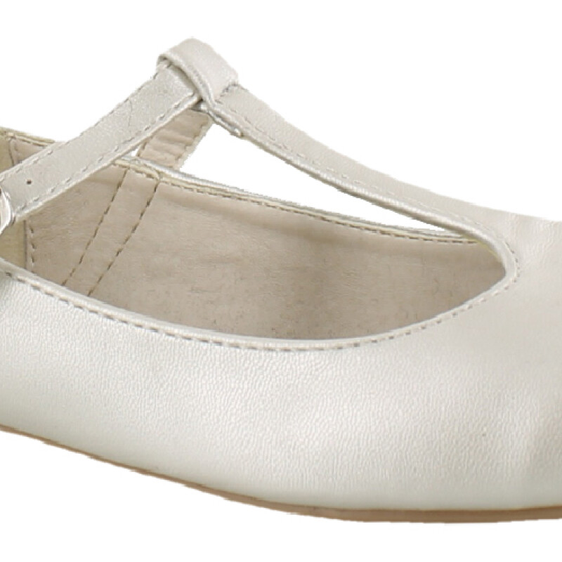 Ballerina de Niños Croco Kids Zapato Gacela Blanco Perla
