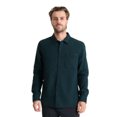 Camisa ML Roark Crossroads Flannel Verde