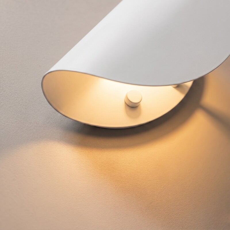 ARTEFACTO DECORATIVO DE PARED BEND Luminaria De Pared Band Blanco