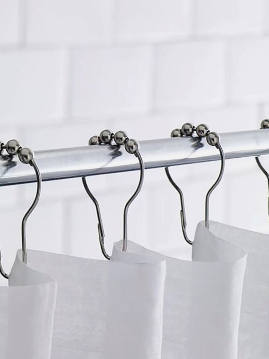 GANCHOS METALICOS X12 - GRIS 