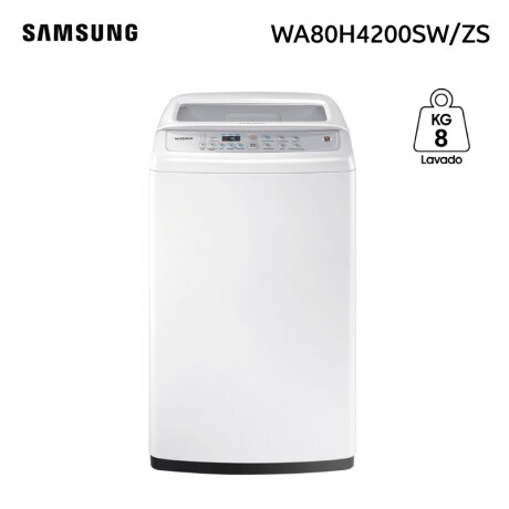 Lavarropas SAMSUNG WA80H4200SW Carga Superior Capacidad 8Kg Lavarropas SAMSUNG WA80H4200SW Carga Superior Capacidad 8Kg