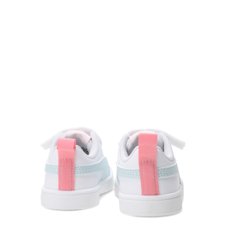 Championes Infantiles Puma Rickie Blanco - Celeste - Rosado