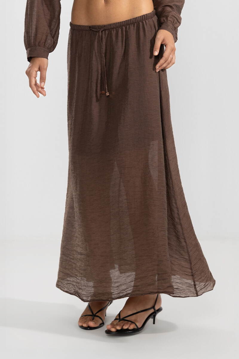 ABBY SKIRT Chocolate