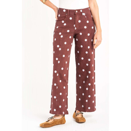 Jean Print Lunares Rojo