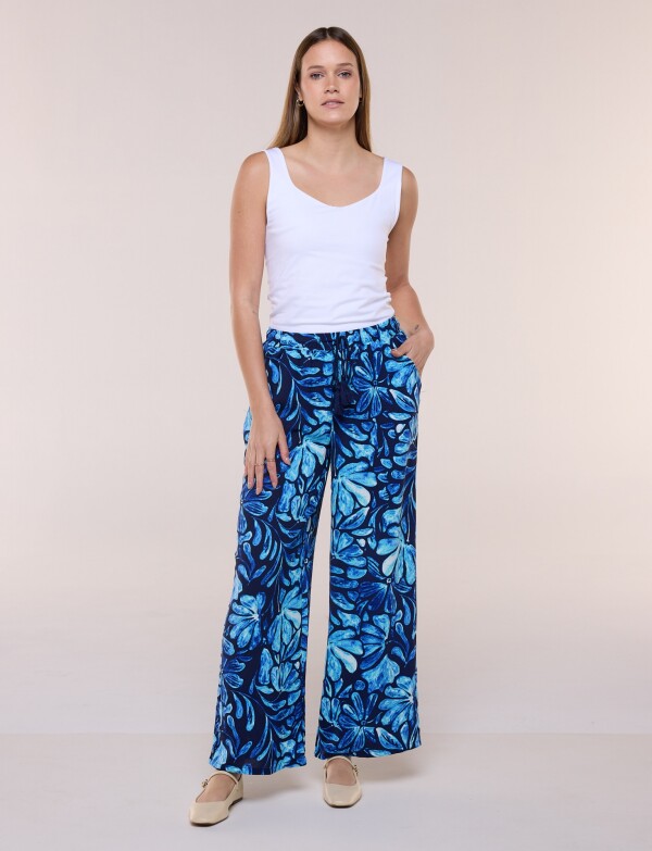 Pantalón Print AZUL/MULTI