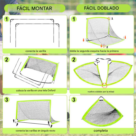 Set X2 Arcos Futbol Entrenamiento 180x120m Completo Set X2 Arcos Futbol Entrenamiento 180x120m Completo