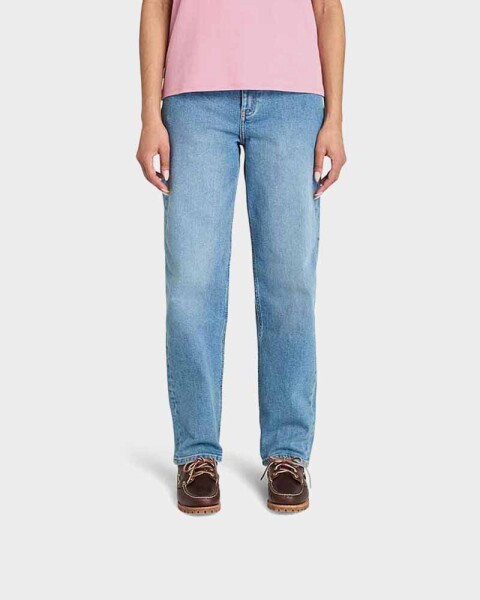 Pantalon Streight Denim Mujer 3738