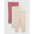 FF RIB 3PK PNT BARELY PINK