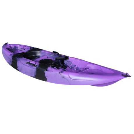 Bote Kayak Piraña Coast Lango Profesional + Asiento + Remo Violeta