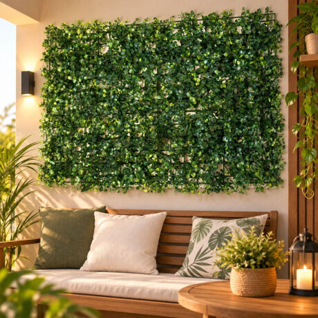 Panel de planta artificial para pared Panel de planta artificial para pared