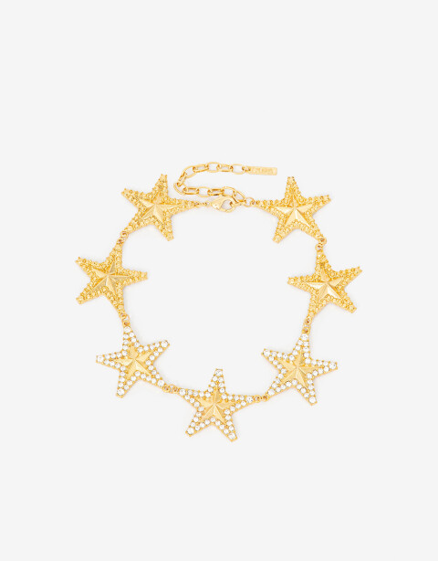 Chokers Strass Choker Estrellas - Dorado Oro Amarillo