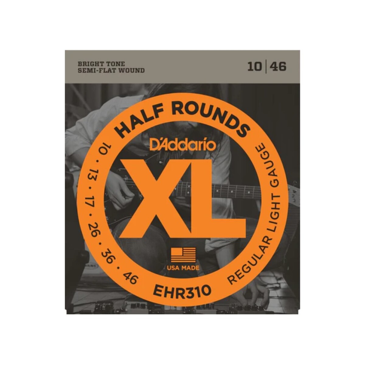 Encordado Electrica Daddario Ehr310 Xl Half R 010 