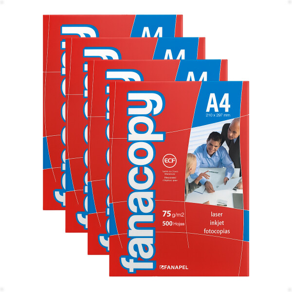 Hojas Fanacopy X4 Resma Hojas Fanacopy X4 Resma