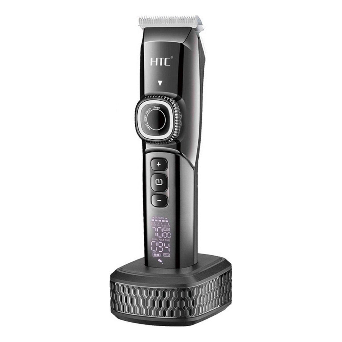 Cortapelo Cortadora Recargable Display Htc Velocidades - Color Variante Gris 