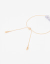 Pulseras Flexibles Con Dijes Pulsera Flexible Con Charms - Dorado
