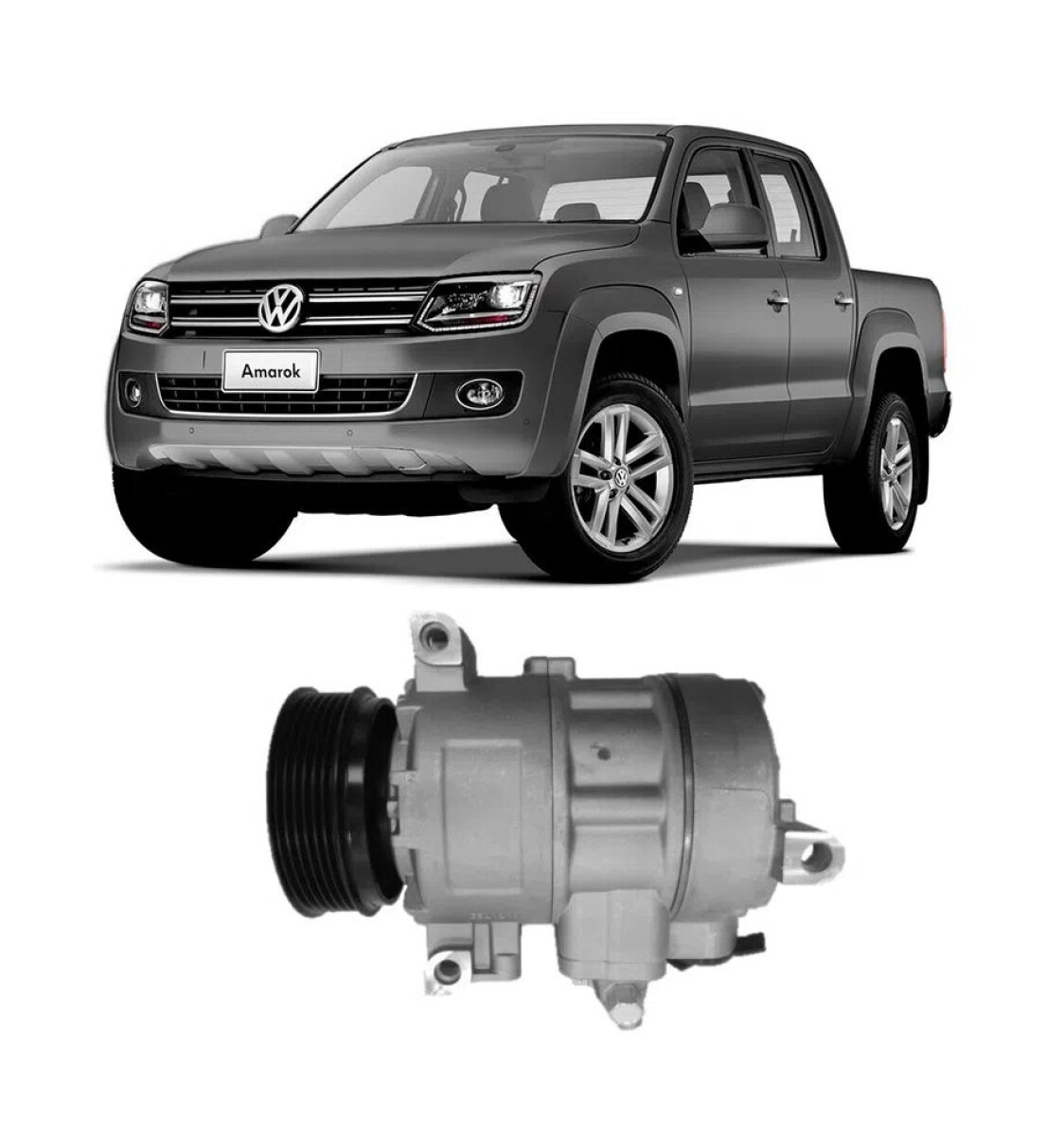 COMPRESOR DE AIRE ACONDICIONADO AMAROK TDI 