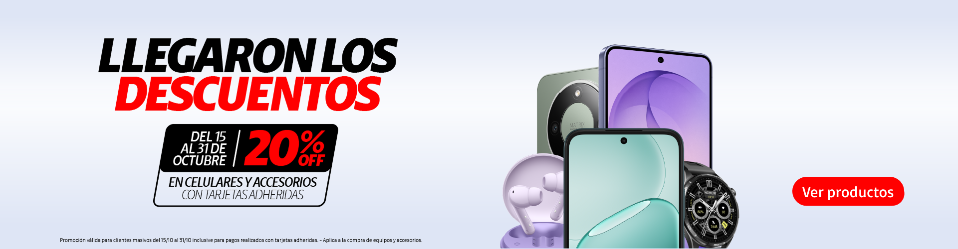 HomeSlider - Descuento tarjetas