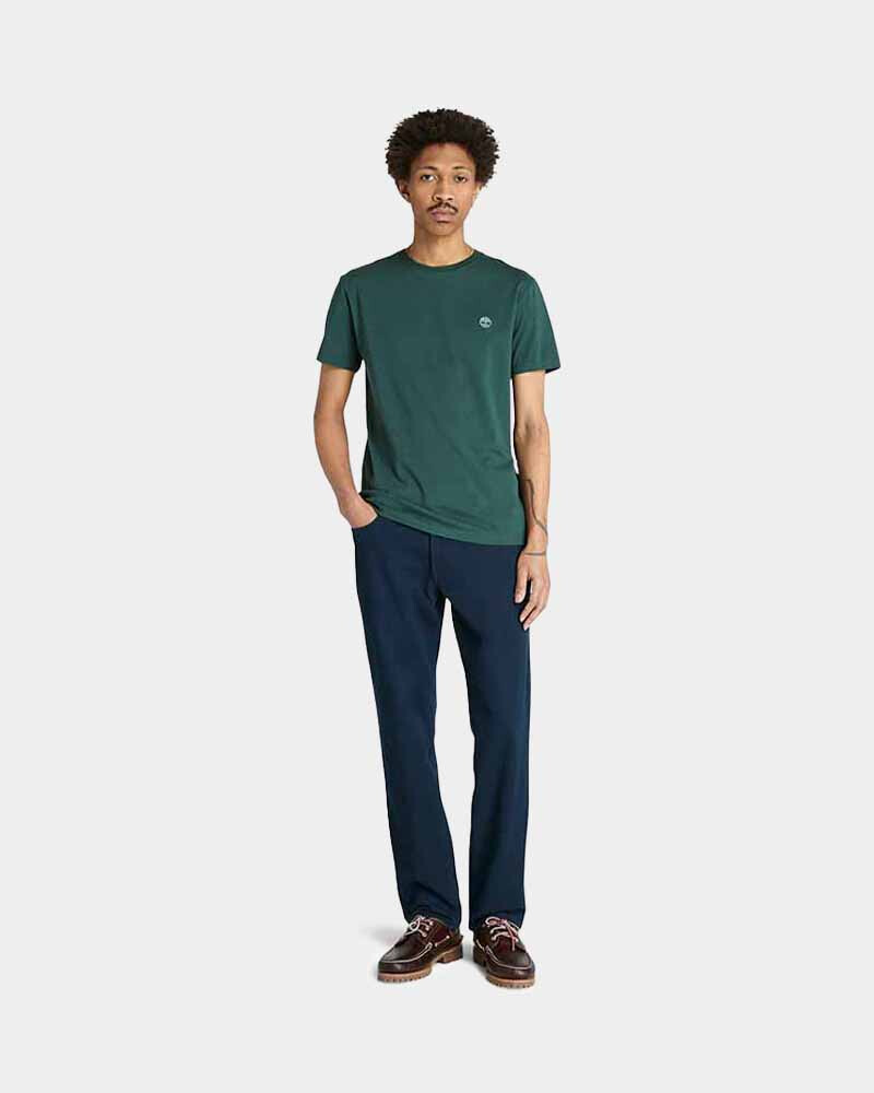 Polo Oyster River Manga Corta Slim Fit Hombre Green Gables