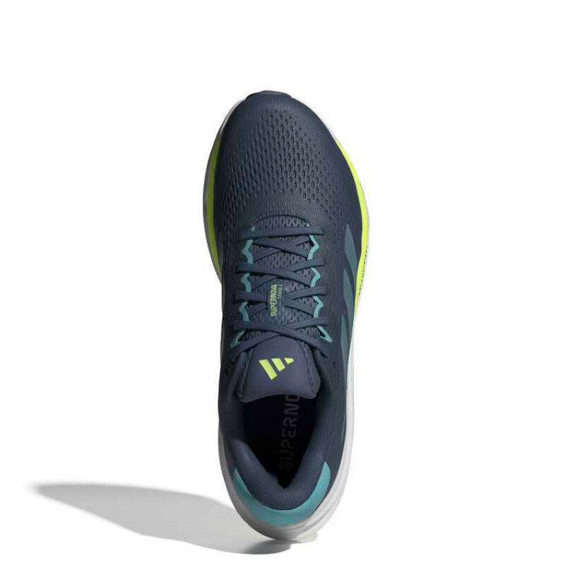 Championes de Hombre Adidas Running Supernova Stride 2 Azul Petroleo - Verde Menta