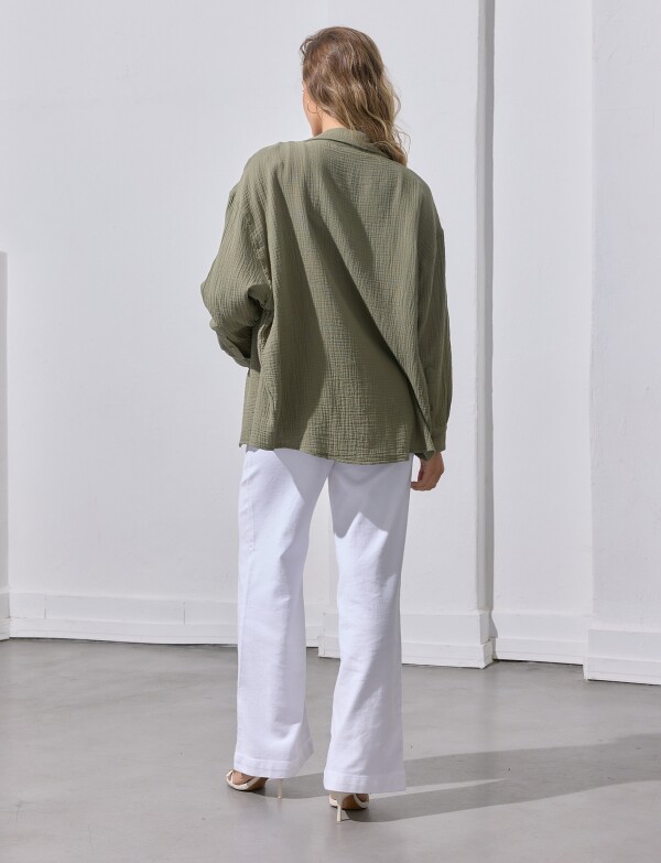 Camisa Bolsillo OLIVA