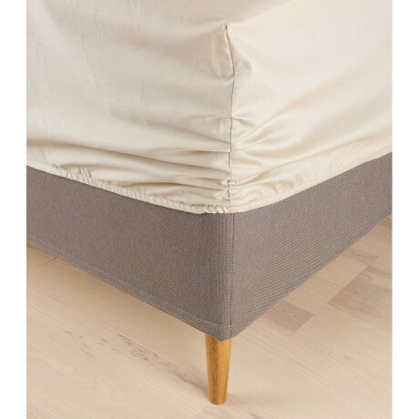 Sabana Bajera Saten Tine 90X200X35 Beige