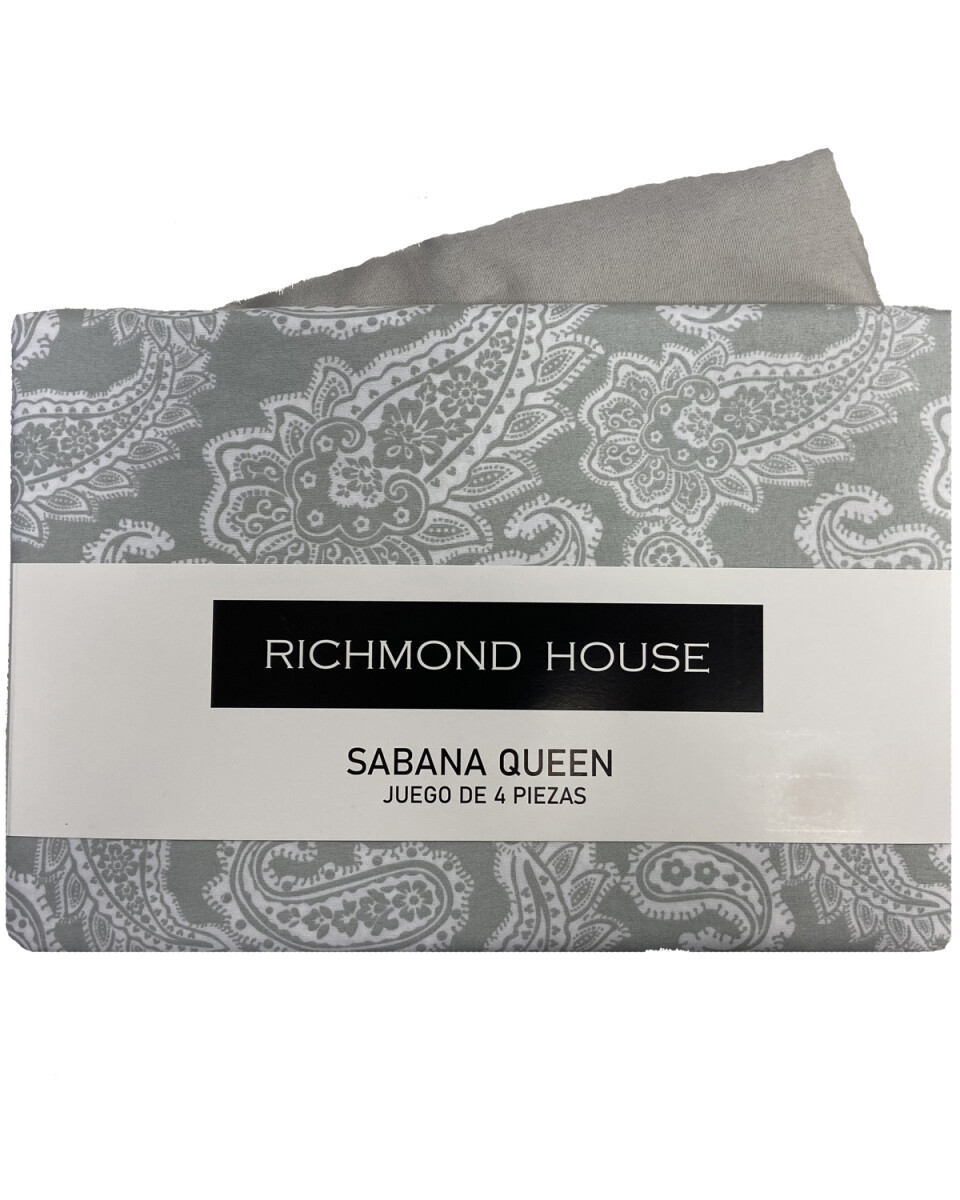 Juego de sábanas Richmond House tamaño Queen con 4 piezas 