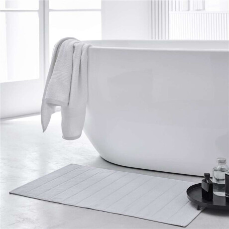Alfombra De Baño 700 Gsm 80X50Cm Algodón Blanco