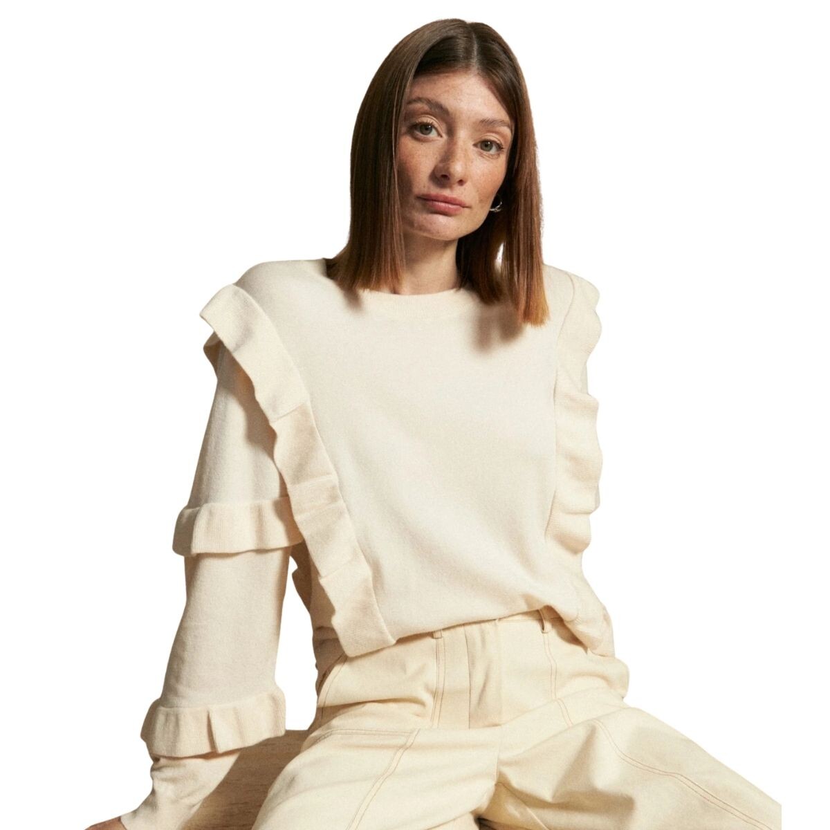 SWEATER CIGANDA S-XXL - CRUDO 