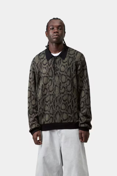 L/S Snake Polo Verde