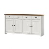 Aparador Colonial 4 Puertas Blanco/freijo Aparador Colonial 4 Puertas Blanco/freijo