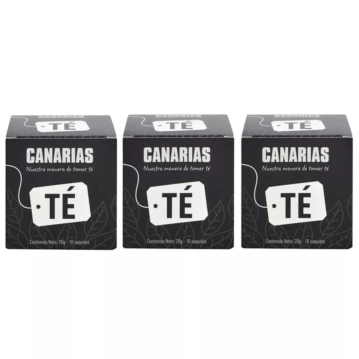 Pack 3X2 Té Negro Canarias 20GR 