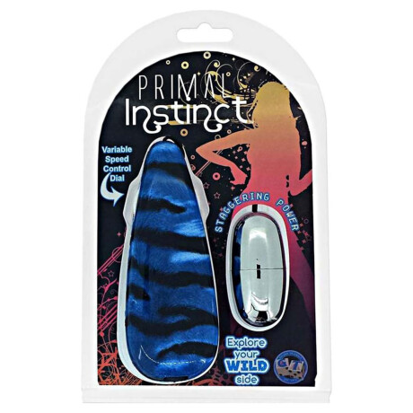Balita Vibradora Primal Instinct Golden Triangle Azul Cebra