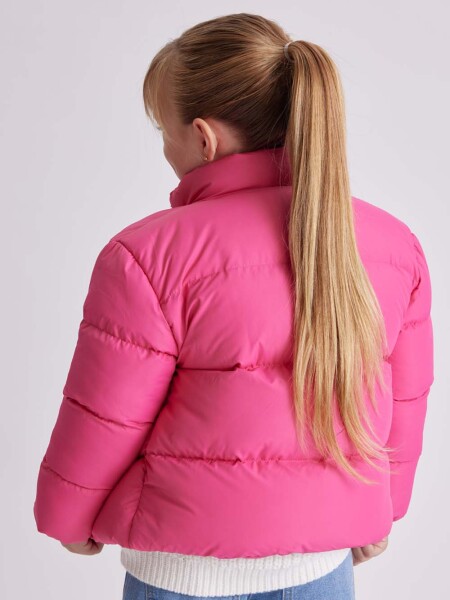 Campera Abrigo Fucsia