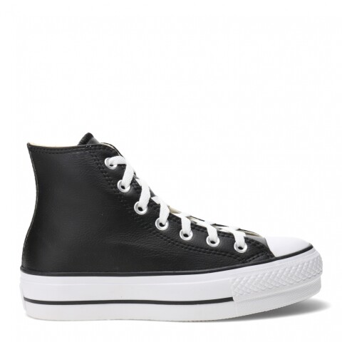 Championes Unisex Converse Plataforma Chuck Taylor Lift Negro - Blanco
