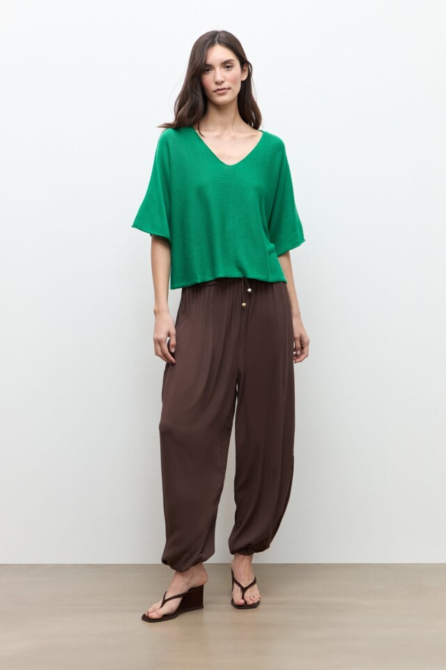 Sweater oversized verde