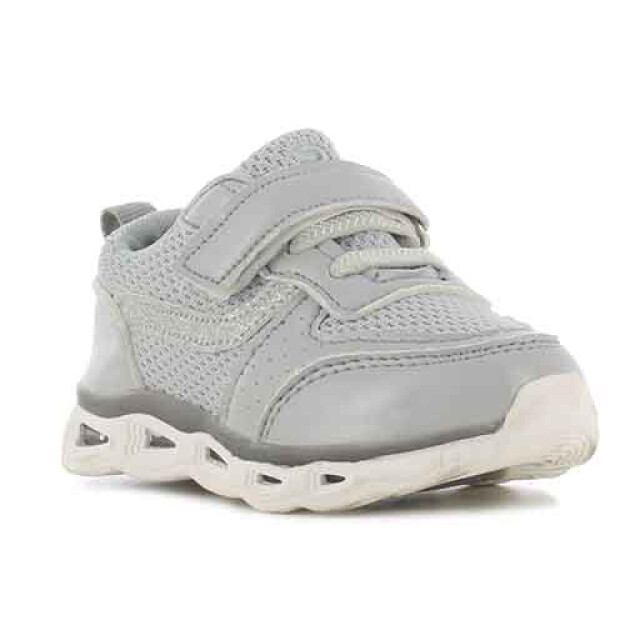 Championes de Niña Push con velcro y glitter NINA Gris