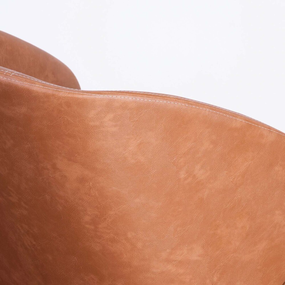 BUTACA PU MARRON ARCO CAMEL