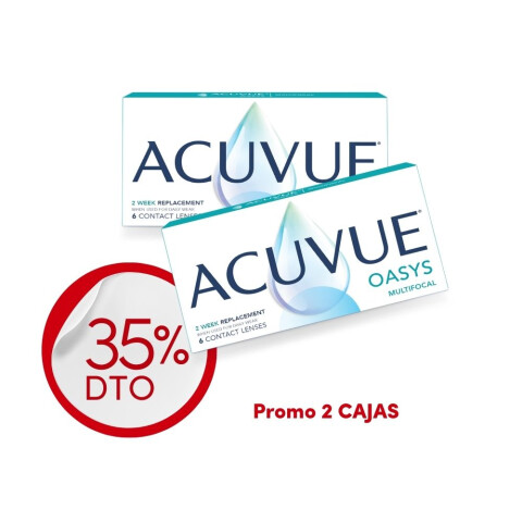 Acuvue Multifocal Oasys - PROMO 2 cajas Acuvue Multifocal Oasys - Promo 2 Cajas